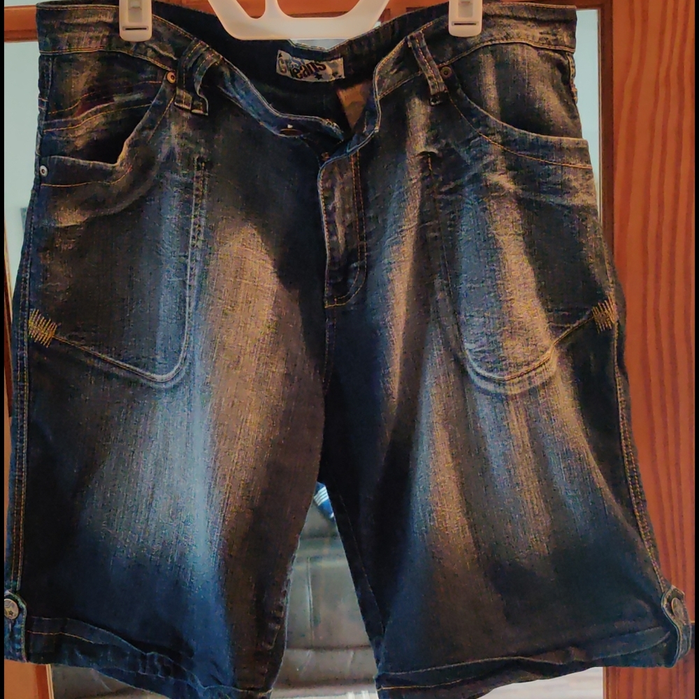 Denim shorts